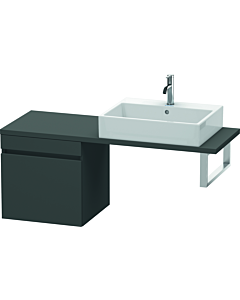 Duravit DuraStyle vanity unit DS532204949 50 x 47.8 cm, matt graphite, for console, 2000 pull-out