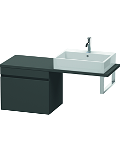 Duravit DuraStyle vanity unit DS532304949 60 x 47.8 cm, matt graphite, for console, 2000 pull-out
