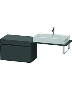 Duravit DuraStyle vanity unit DS532404949 80 x 47.8 cm, matt graphite, for console, 2000 pull-out