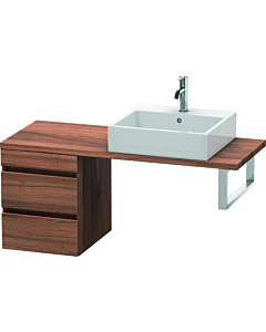 Duravit DuraStyle vanity unit DS532607979 40 x 47.8 cm, natural walnut, for console, 2 drawers