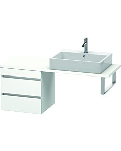 Duravit DuraStyle vanity unit DS532701818 50 x 47.8 cm, matt white, for console, 2 drawers