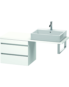 Duravit DuraStyle vanity unit DS532801818 60 x 47.8 cm, matt white, for console, 2 drawers