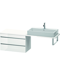 Duravit DuraStyle vanity unit DS532902222 80 x 47.8 cm, white high gloss, for console, 2 drawers