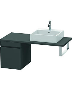 Duravit DuraStyle Waschtisch-Unterschrank DS533104949 40 x 54,8 cm, graphit matt, für Konsole, 1 Auszug