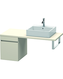 Duravit DuraStyle vasque DS533109191 40 x 54,8 cm, taupe, pour console, 2000 coulissant