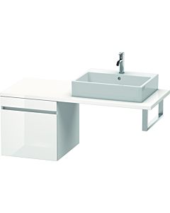 Duravit DuraStyle vanity unit DS533209118 50 x 54.8 cm, taupe / matt white, for console, 2000 pull-out