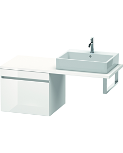 Duravit DuraStyle vasque DS533302222 60 x 54,8 cm, blanc brillant, pour console, 2000 coulissant