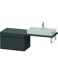 Duravit DuraStyle vanity unit DS533404949 80 x 54.8 cm, matt graphite, for console, 2000 pull-out