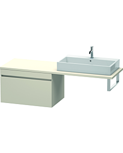 Duravit DuraStyle vasque DS533409191 80 x 54,8 cm, taupe, pour console, 2000 coulissant