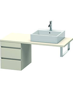 Duravit DuraStyle vanity unit DS533609191 40 x 54.8 cm, taupe, for console, 2 drawers