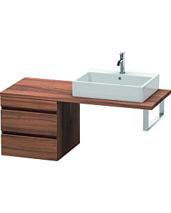 Duravit DuraStyle vasque DS533707979 50 x 54,8 cm, noyer naturel, pour console, 2 tiroirs