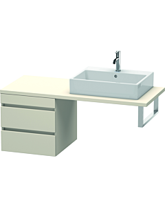 Duravit DuraStyle vanity unit DS533709191 50 x 54.8 cm, taupe, for console, 2 drawers