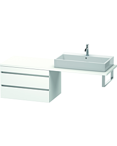 Duravit DuraStyle vanity unit DS533901818 80 x 54.8 cm, matt white, for console, 2 drawers