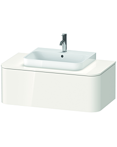 Duravit Happy D.2 Plus meuble-lavabo HP493102222 100x55cm, pour console, 2000 coulissant, pour vasque à poser, sol, blanc brillant