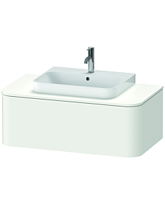 Duravit Happy D.2 Duravit match0 HP493103636 35,4 x 100 x 55 cm, coulissant 2000 , console, pour meuble vasque, blanc mat