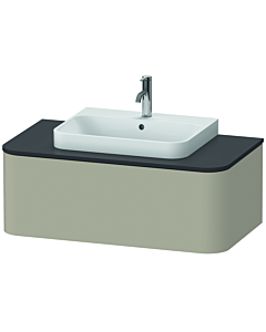 Duravit Happy D.2 Plus meuble sous-vasque HP493106060 100x55cm, pour console, 2000 coulissant, pour meuble vasque, sol, taupe satiné mat