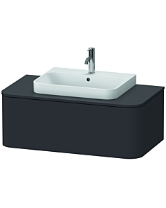 Duravit Happy D.2 Duravit match0 HP493108080 35,4 x 100 x 55 cm, coulissant 2000 , console, pour meuble vasque, graphite super mat