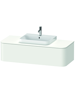 Duravit Happy D.2 Duravit match0 HP4932M3636 35,4 x 130 x 55 cm, coulissant 2000 , pour meuble vasque, centre, blanc
