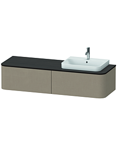 Duravit Happy D.2 Duravit Happy D.2 Duravit HP4934R7575 35,4 x 160 x 55 cm, 2 tiroirs, pour meuble vasque, droite, lin
