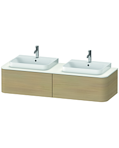 Duravit Happy D.2 Duravit Happy D.2 HP4936B7171 35.4 x 160 x 55 cm, 2 pull-outs, for furniture washbasin, double-sided, Mediterranean oak