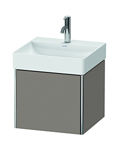 Duravit XSquare Meuble sous lavabo XS405904343 48,4x39,7x46cm, 1 tiroir, basalte mat