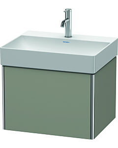 Duravit XSquare Waschtisch-Unterschrank XS406109292 58,4x39,7x46cm, 1 Auszug, Steingrau seidenmatt