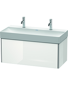 Duravit XSquare Duravit XS406308585 98,4x39,7x46cm, 2000 coulissant, blanc brillant