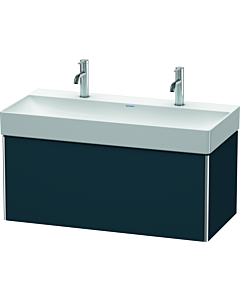 Duravit XSquare XS406309898 98,4x39,7x46cm, 2000 coulissant, Nachtblau seidenmatt