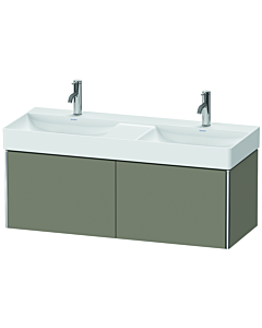 Duravit XSquare Duravit XSquare XS406409292 118,4x39,7x46cm, 2 pull-outs, Steingrau seidenmatt