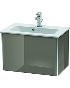 Duravit XSquare Waschtisch-Unterschrank XS406508989 61x40x38,8cm, 1 Auszug, Flannel Grey hochglanz