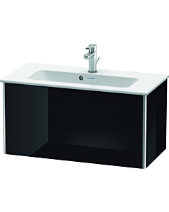 Duravit XSquare Waschtisch-Unterschrank XS406604040 81x40x38,8cm, 1 Auszug, schwarz hochglanz