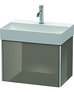 Duravit XSquare Waschtisch-Unterschrank XS406708989 58,4x39,7x39cm, 1 Auszug, Flannel Grey hochglanz