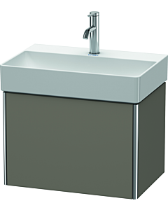 Duravit Meuble sous Duravit XSquare XS406709090 58,4x39,7x39cm, 1 tiroir, Flannel Gris semi-lustré