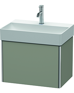 Duravit XSquare Waschtisch-Unterschrank XS406709292 58,4x39,7x39cm, 1 Auszug, Steingrau seidenmatt