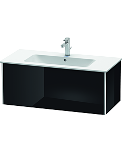 Duravit XSquare Waschtisch-Unterschrank XS407304040 101x40x47,8cm, 1 Auszug, schwarz hochglanz