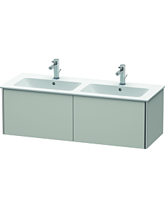 Duravit Meuble sous Duravit XSquare XS407500707 128x40x47,8cm, 2 compartiments coulissants, béton mat