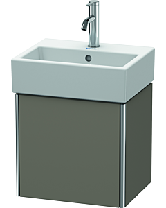 Duravit Meuble sous Duravit XSquare XS4090L9090 43,4x39,7x34cm, porte à gauche, Flanelle Gris satiné mat