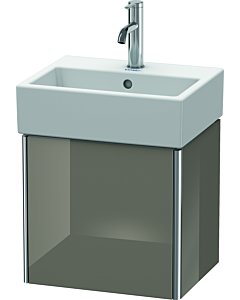 Duravit XSquare Waschtisch-Unterschrank XS4090R8989 43,4x39,7x34cm, Tür rechts, Flannel Grey hochglanz