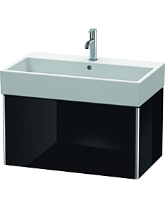 Duravit XSquare Waschtisch-Unterschrank XS409504040 78,4x39,7x46cm, 1 Auszug, schwarz hochglanz