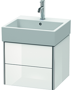 Duravit Meuble sous Duravit XSquare XS419202222 48,4x39,7x46cm, 2 tiroirs, blanc très brillant