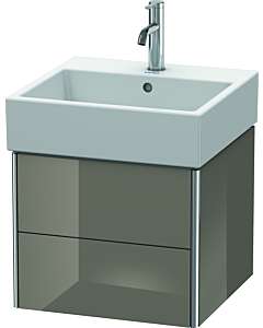 Duravit XSquare Duravit XSquare XS419208989 48,4x39,7x46cm, 2 drawers, Flannel Grey hochglanz