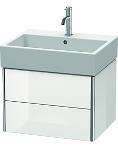 Duravit XSquare Duravit XS419302222 58,4x39,7x46cm, 2 tiroirs, blanc brillant