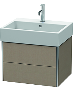 Duravit XSquare Waschtisch-Unterschrank XS419307575 58,4x39,7x46cm, 2 Schubkästen, Leinen