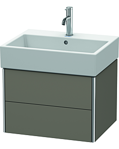 Duravit XSquare Waschtisch-Unterschrank XS419309090 58,4x39,7x46cm, 2 Schubkästen, Flannel Grey seidenmatt
