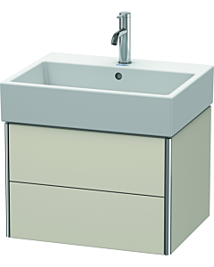 Duravit XSquare Waschtisch-Unterschrank XS419309191 58,4x39,7x46cm, 2 Schubkästen, Taupe