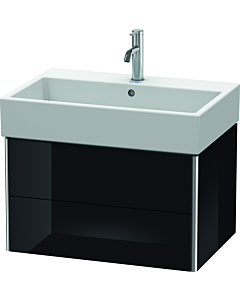 Duravit XSquare Waschtisch-Unterschrank XS419404040 68,4x39,7x46cm, 2 Schubkästen, schwarz hochglanz