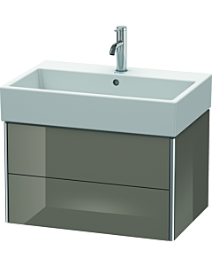 Duravit XSquare XS419408989 68,4x39,7x46cm, 2 tiroirs, Flannel Grey hochglanz