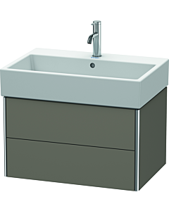 Duravit XSquare Waschtisch-Unterschrank XS419409090 68,4x39,7x46cm, 2 Schubkästen, Flannel Grey seidenmatt