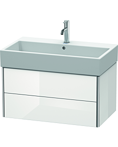 Duravit XSquare Waschtisch-Unterschrank XS419502222 78,4x39,7x46cm, 2 Schubkästen, weiß hochglanz
