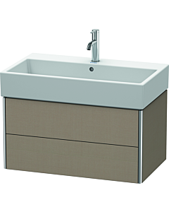 Duravit XSquare Waschtisch-Unterschrank XS419507575 78,4x39,7x46cm, 2 Schubkästen, Leinen